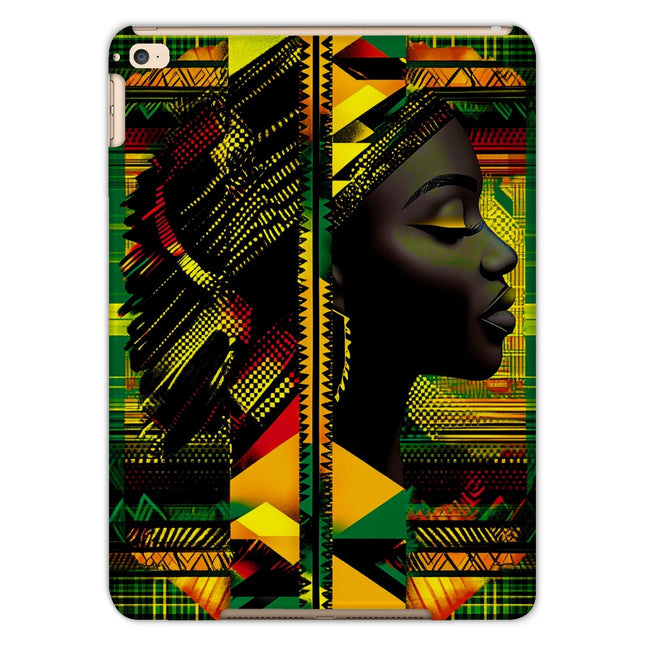 Red and Green Black Queen Fusion Tablet Cases