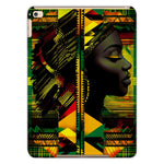 Abstract Red and Green Black Queen Fusion Tablet Cases