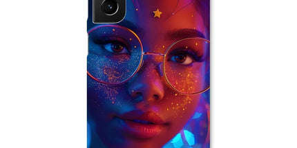 Black Girl Magic Stardust Cosmic Vibe| Black Woman Magic Snap Phone Case by Prodigi