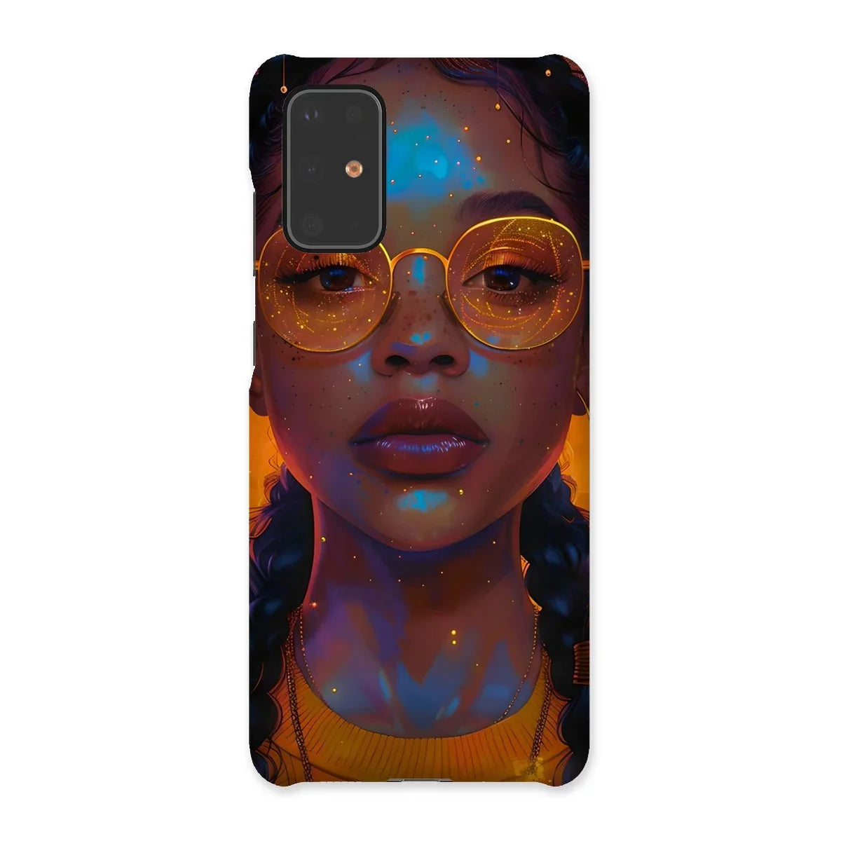 Solar Flare Radiant Soul  Beautiful Black Girl  Snap Phone Case - D'Sare
