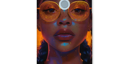 Solar Flare Radiant Soul Beautiful Black Girl Snap Phone Case by Prodigi