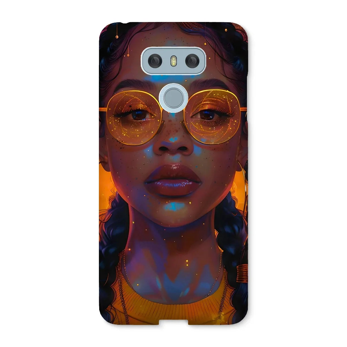 Solar Flare Radiant Soul  Beautiful Black Girl  Snap Phone Case - D'Sare