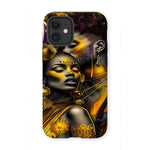 Golden Embrace Majestic Love Waterfall Tough Phone Case - D'Sare