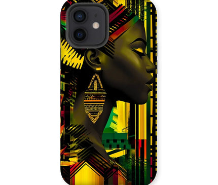 African Print Empress  Tough Phone Case - D'Sare