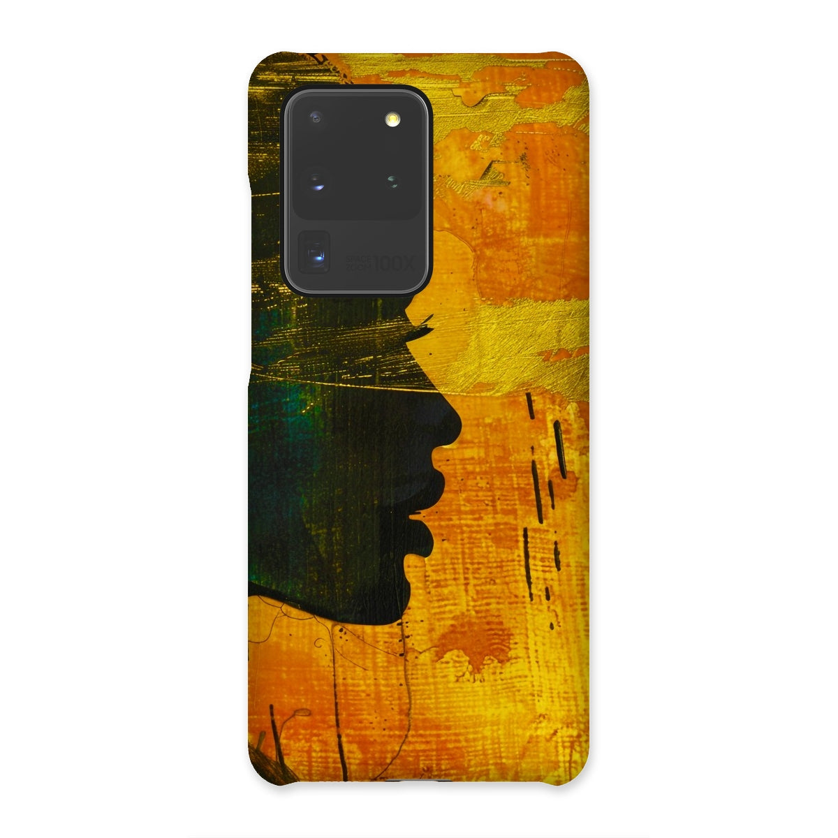 Golden Afrocentric Silhouette Snap Phone Case - D'Sare