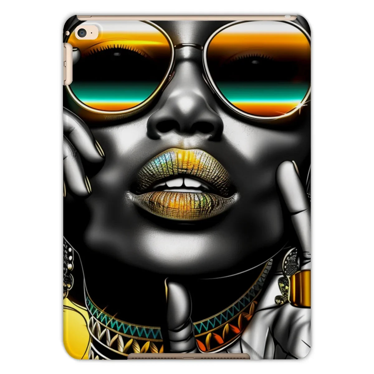 Vibrant Flow Girl Tablet Cases - D'Sare