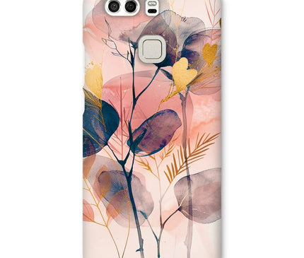 Peachy Blue Golden Flora Escape  Snap Phone Case - D'Sare
