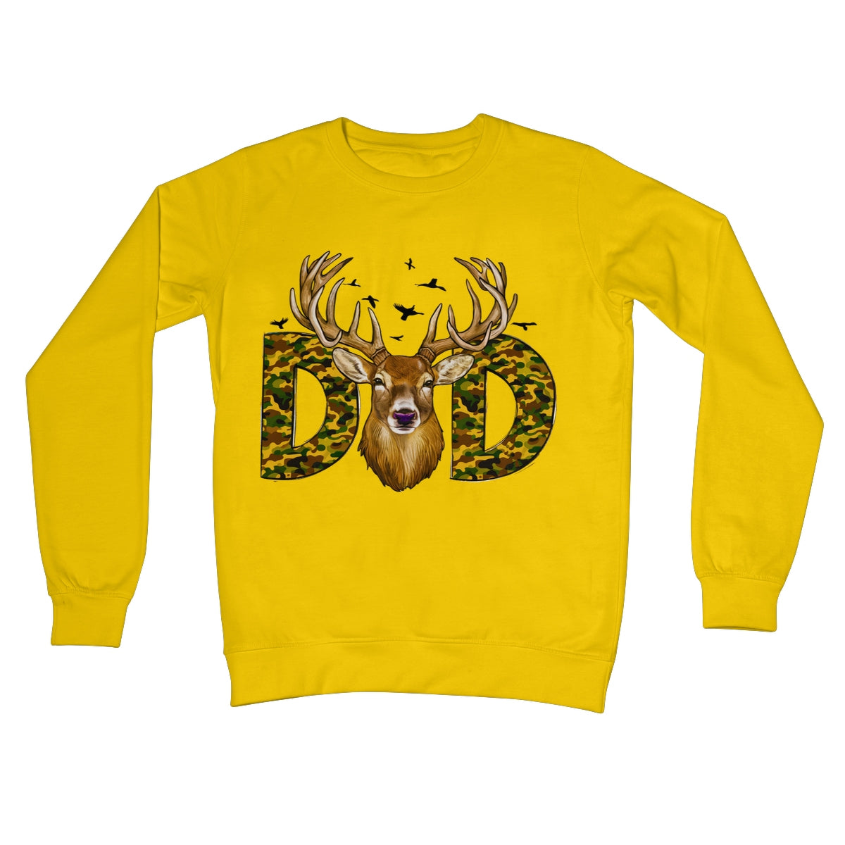 DAD Deer Crew Neck Sweatshirt - D'Sare