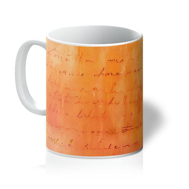 Warm Amber Seranade Mug Eclectic Art - D'Sare