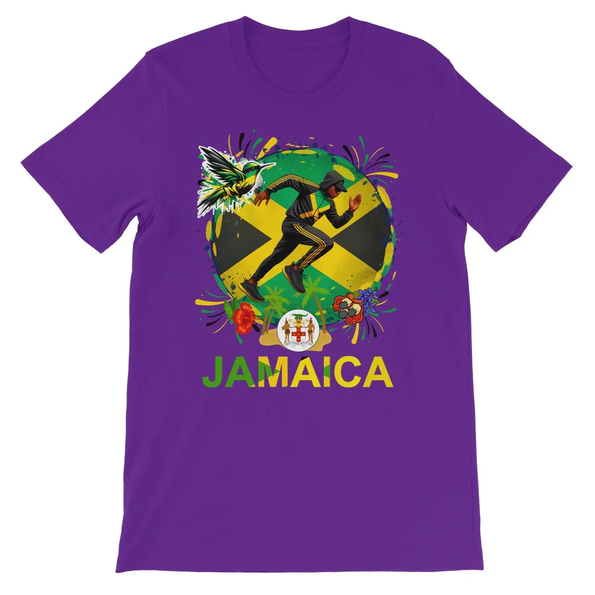 Jamaica Love Graffiti  Unisex Short Sleeve T-Shirt - D'Sare