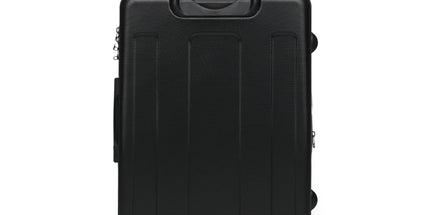 Golden Afrocentric Silhouette Suitcase - Stylish Luggage with Unique Design, Durable Travel Bag, Afrocentric Art Suitcase, Rolling Suitcase by Printify