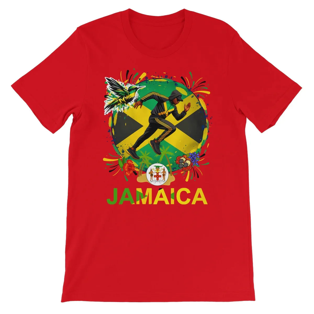 Jamaica Love Graffiti  Unisex Short Sleeve T-Shirt - D'Sare