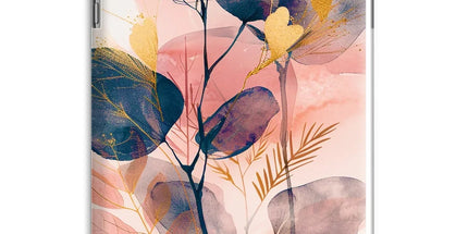 Peachy Golden Flora Escape Tablet Cases by Prodigi