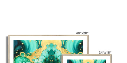 Greengoldale Framed & Mounted Print by Prodigi