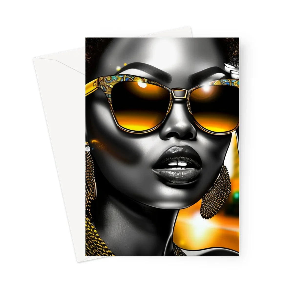 Golden Summer  Greeting Card - D'Sare