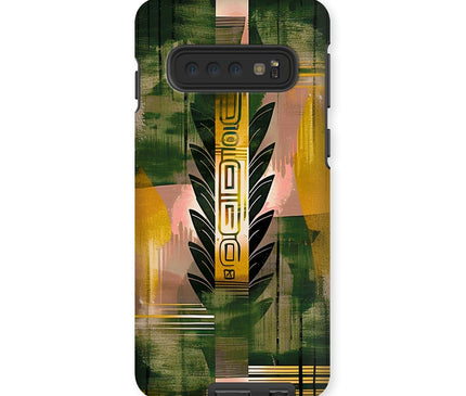 Echos of Duality Golden Reflection Tough Phone Case