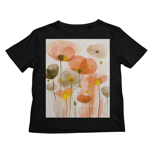 Poppy Echoes Golden Peach Escape 06 Kids T-Shirt