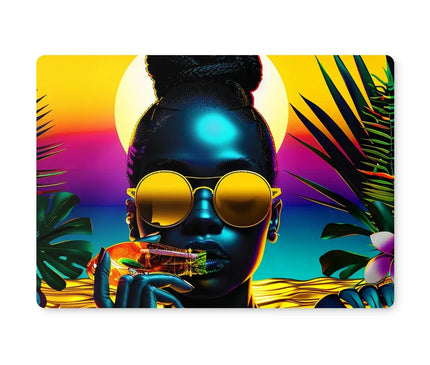 Tropical Sunset Dreams : Neon Vibes  Placemat - D'Sare