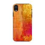 Warm Amber Seranade Tough Phone Case Eclectic Art - D'Sare