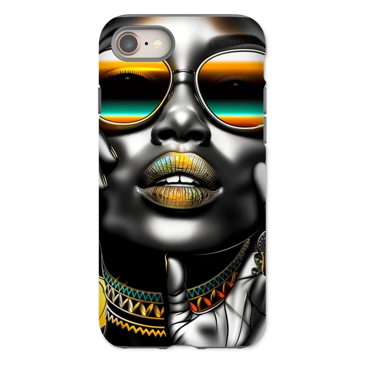 Vibrant Flow Girl Tough Phone Case - D'Sare