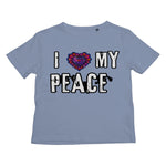 I Love My Peace Kids T-Shirt - D'Sare