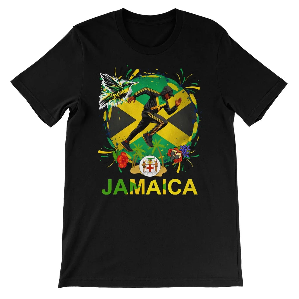 Jamaica Love Graffiti  Unisex Short Sleeve T-Shirt - D'Sare