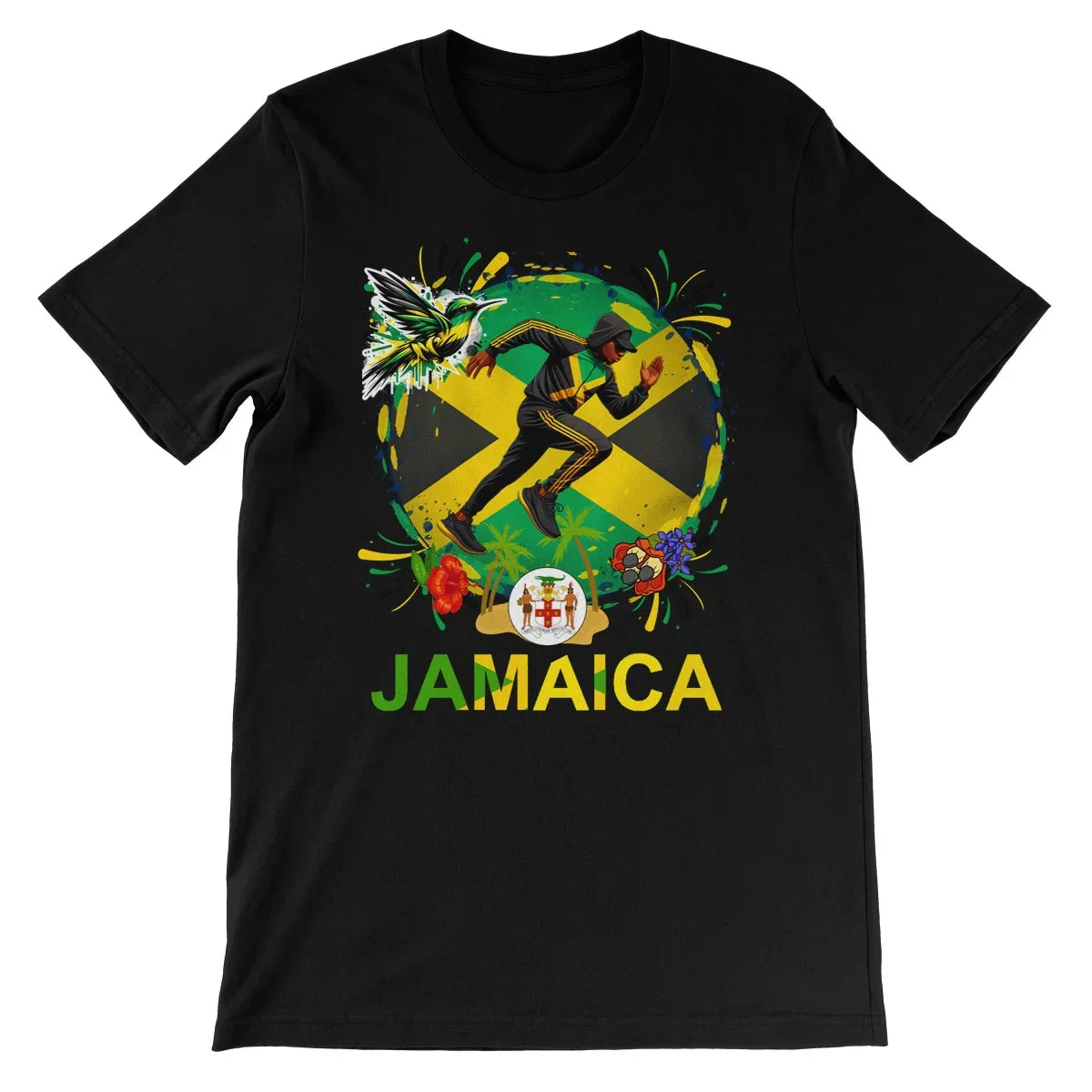 Jamaica Love Graffiti  Unisex Short Sleeve T-Shirt - D'Sare
