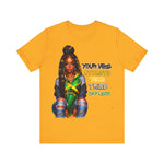 Jamaica Your Vibe Tribe T-Shirt  - Urban Streetwear with Inspirational Quote, Trendy Fashion Statement Sweatshirt, Chic Casual Wear Unisex Jersey Short Sleeve Tee - D'Sare