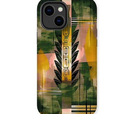 Echos of Duality Golden Reflection Tough Phone Case