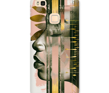 Peach and Gold Abstract Snap Phone Case