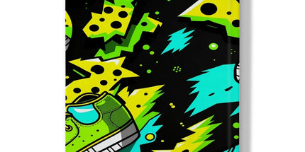 Electric Kicks Art: Urban Pop Art Explosion, Graffiti Hardback Journal by Prodigi