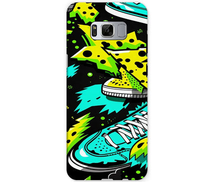 Electric Kicks Art: Urban Pop Art Sneaker Explosion, Graffiti  Tough Phone Case - D'Sare