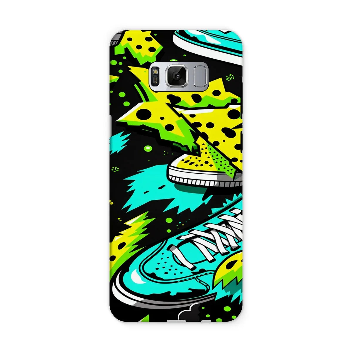 Electric Kicks Art: Urban Pop Art Sneaker Explosion, Graffiti  Tough Phone Case - D'Sare