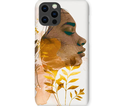 Golden Harmony Silhouette 06 Snap Phone Case - D'Sare