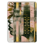 Echoes of Life: Afrocentric Meditation Peach and Gold Abstract Art Eclectic  Tablet Cases