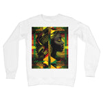 Abstract Red and Green Black Queen Fusion Crew Neck Sweatshirt