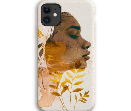 Golden Harmony Silhouette 06 Eco Phone Case - D'Sare