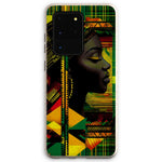 Abstract Red and Green Black Queen Fusion Eco Phone Case