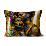 Golden Embrace Majestic Love Waterfall Cushion - D'Sare