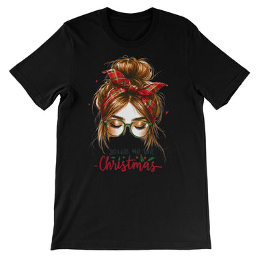 Just A Girl That Loves Christmas  Unisex Short Sleeve T-Shirt