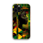 Abstract Red and Green Black Queen Fusion Eco Phone Case