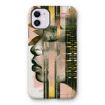 Echoes of Life: Afrocentric Meditation Peach and Gold Abstract Art Eclectic  Tough Phone Case