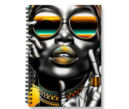 Vibrant Flow Girl Notebook - D'Sare