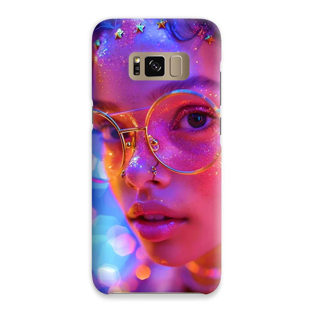 Woman Cosmic Radiance Dreamy Stardust  Snap Phone Case - D'Sare