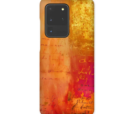 Warm Amber Seranade Snap Phone Case Eclectic Art - D'Sare