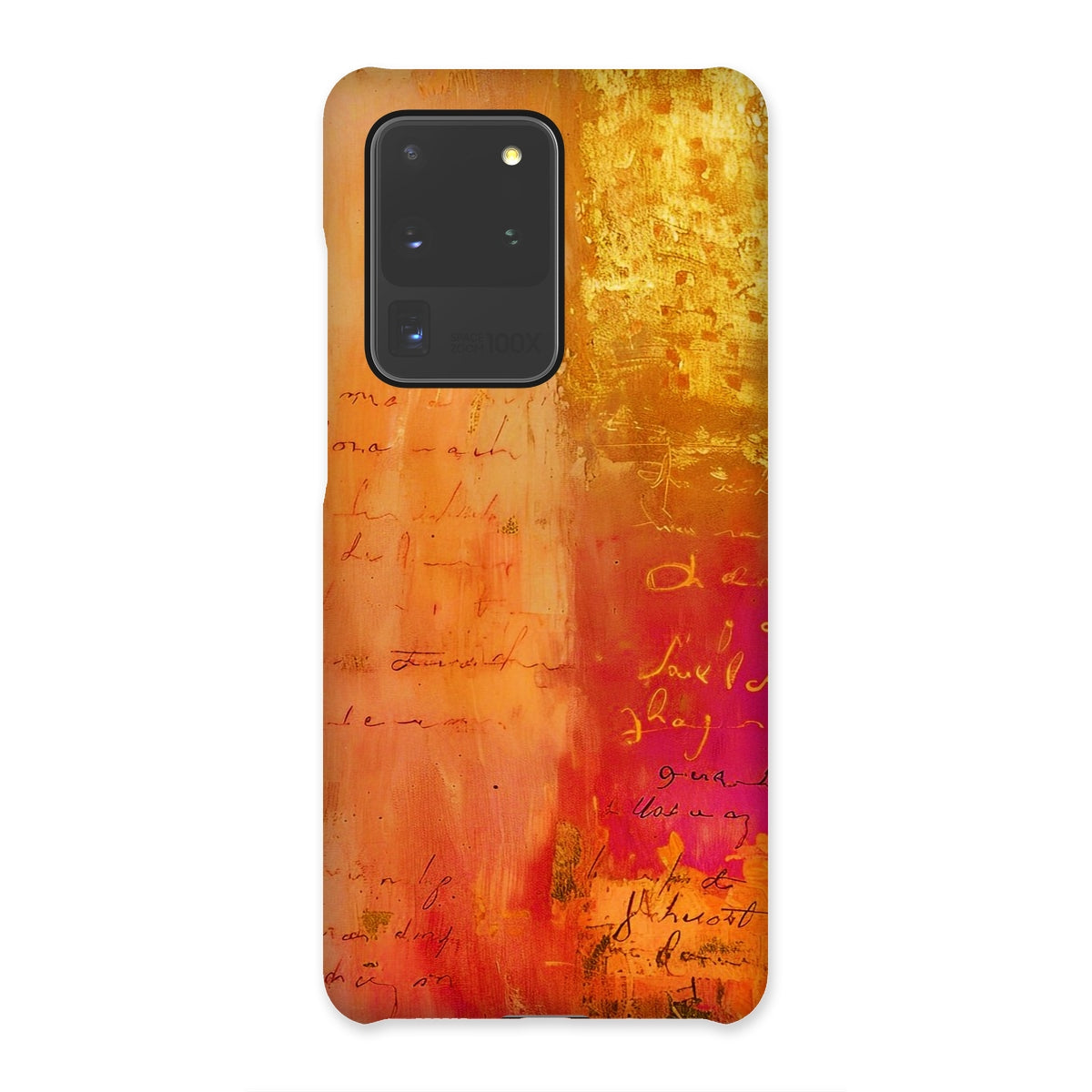 Warm Amber Seranade Snap Phone Case Eclectic Art - D'Sare