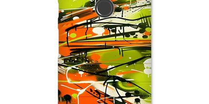 Neon Splatter Symphony: Urban Graffiti Art Snap Phone Case by Prodigi