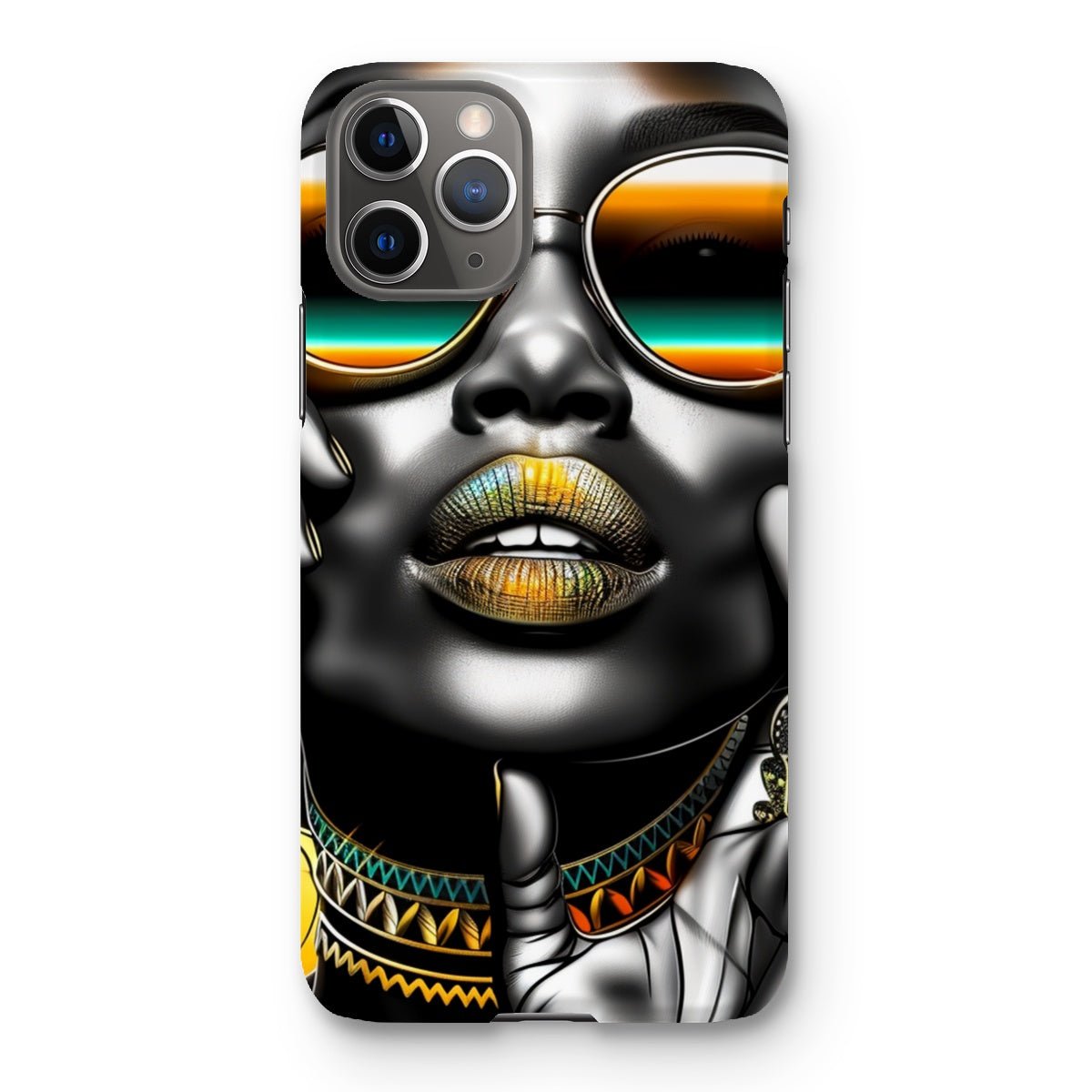 Vibrant Flow Girl Snap Phone Case - D'Sare