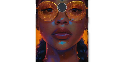 Solar Flare Radiant Soul Beautiful Black Girl Snap Phone Case by Prodigi