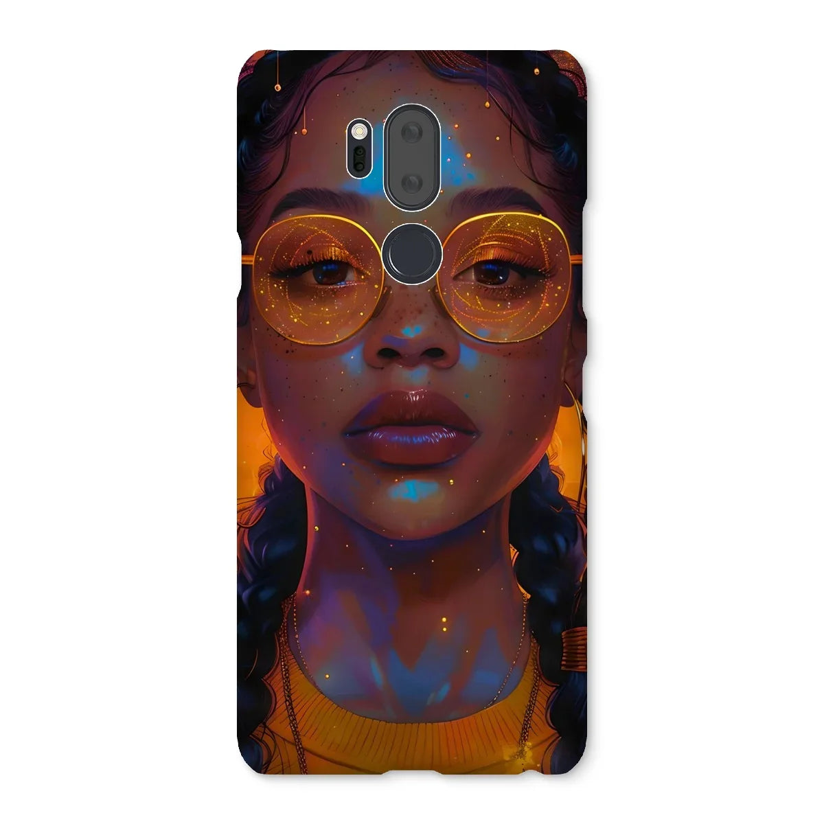 Solar Flare Radiant Soul  Beautiful Black Girl  Snap Phone Case - D'Sare